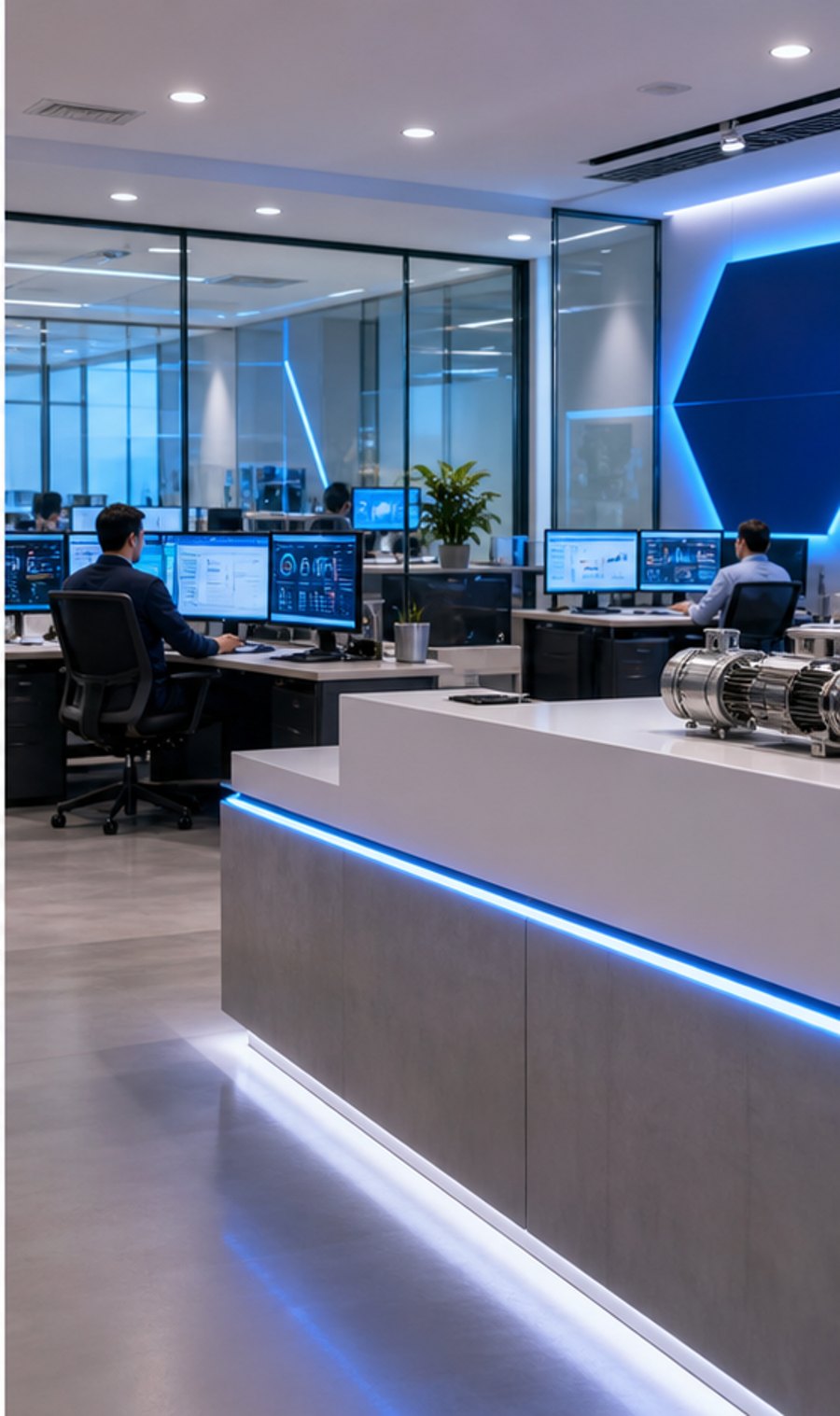 Office support for global industrial automation RFQs