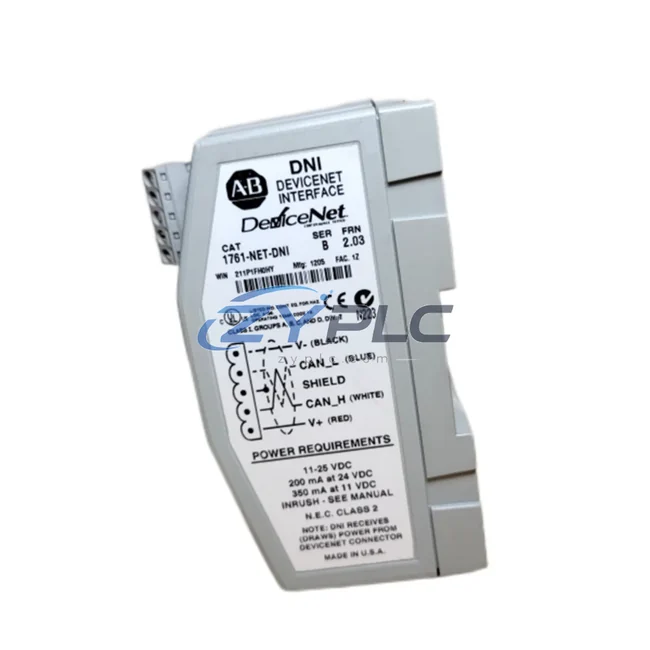 Allen-Bradley 1761-NET-DNI DeviceNet Adaptor for MicroLogix