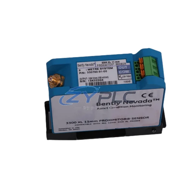 Bently Nevada 330780-91-00 Proximity Sensor / Vibration Monitoring Module for 3300 Series Systems