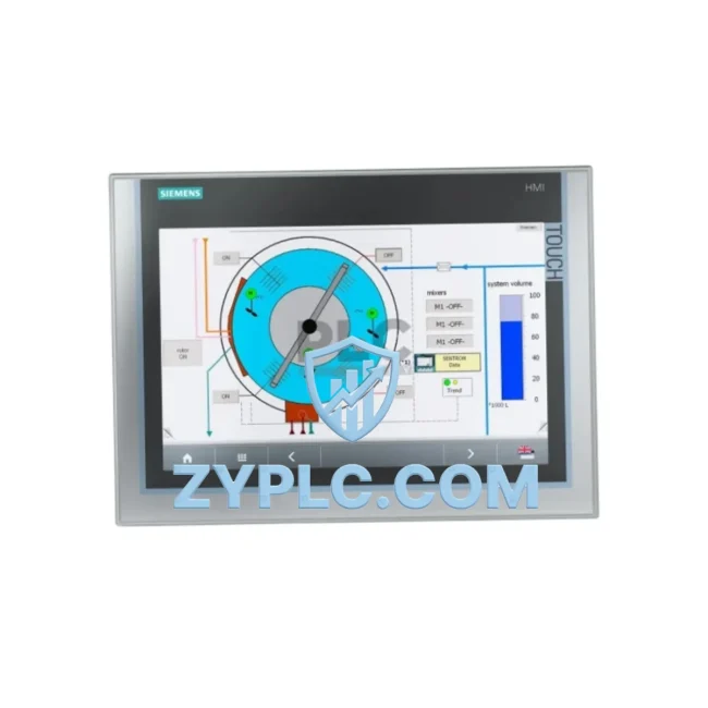 Siemens 6AG1124-0MC01-4AX0 System-Ready HMI Display for SIPLUS Architecture