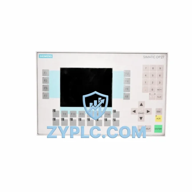 Siemens 6AV3627-1JK00-0AX0 System-Ready HMI Display for OP27 Architecture