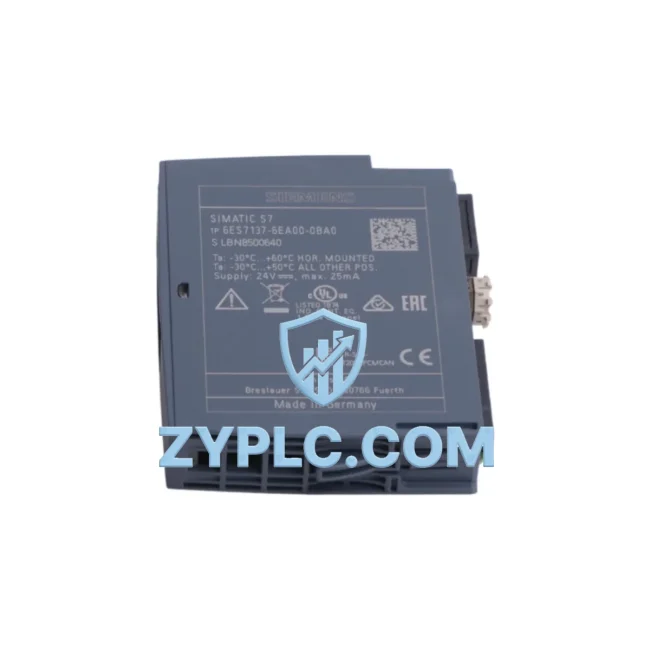 Siemens 6ES7137-6EA00-0BA0 System-Ready Communication Module for ET 200SP Architecture