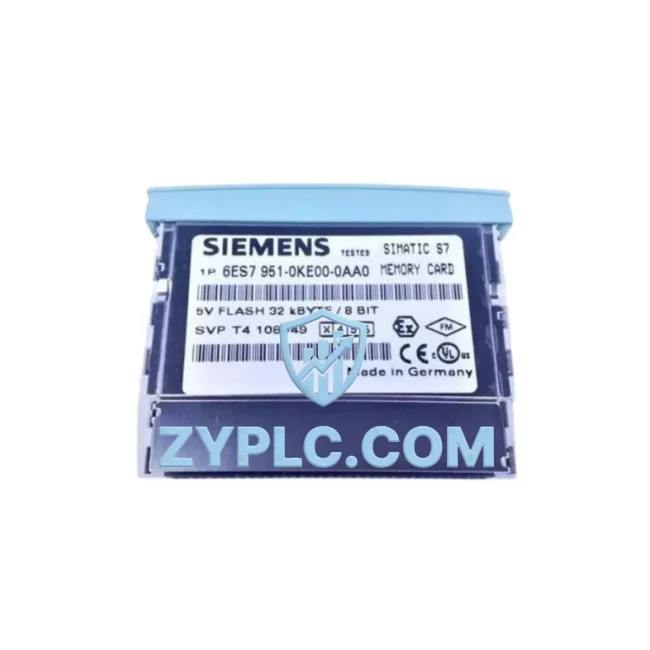 Siemens 6ES7951-0KE00-0AA0 System-Ready Memory Card for S7-300 Architecture