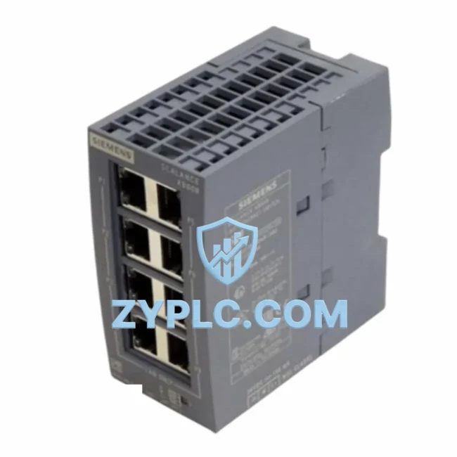 Siemens 6GK5008-0BA00-1AB2 System-Ready Unmanaged Switch for SCALANCE XB-000 Architecture