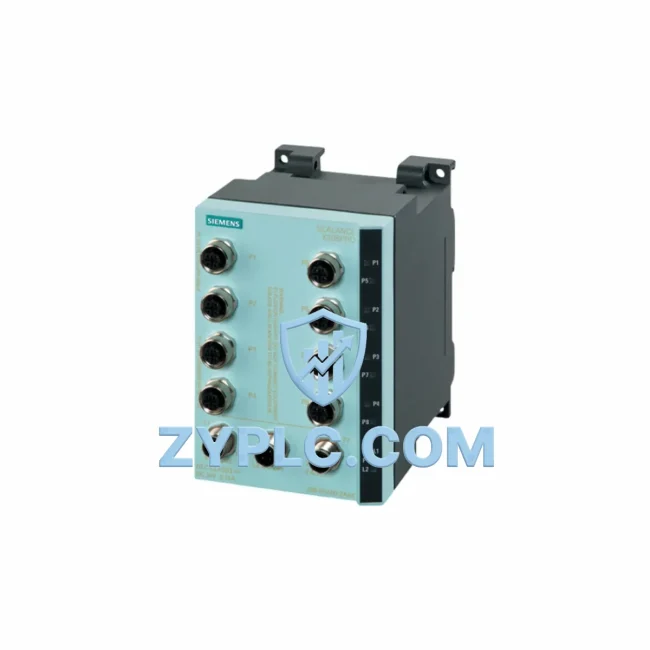 Siemens 6GK5208-0HA10-2AA6 System-Ready Ethernet Switch for SCALANCE X-200 Architecture