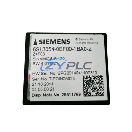 Siemens 6SL3054-0EF00-1BA0-Z Industrial Network Interface for SINAMICS S120 Systems 6SL3054-0EF00-1BA0-Z Siemens