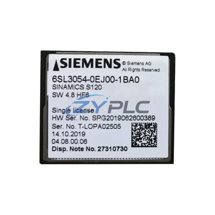 Siemens 6SL3054-0EJ00-1BA0 CF Card for SINAMICS S120