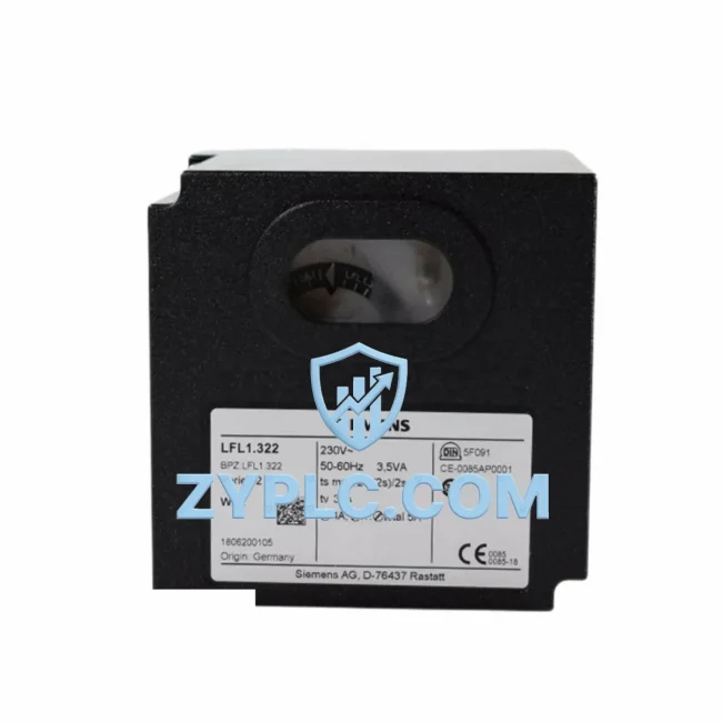 Siemens LFL1.322 System-Ready Burner Controller for LFL1 Architecture