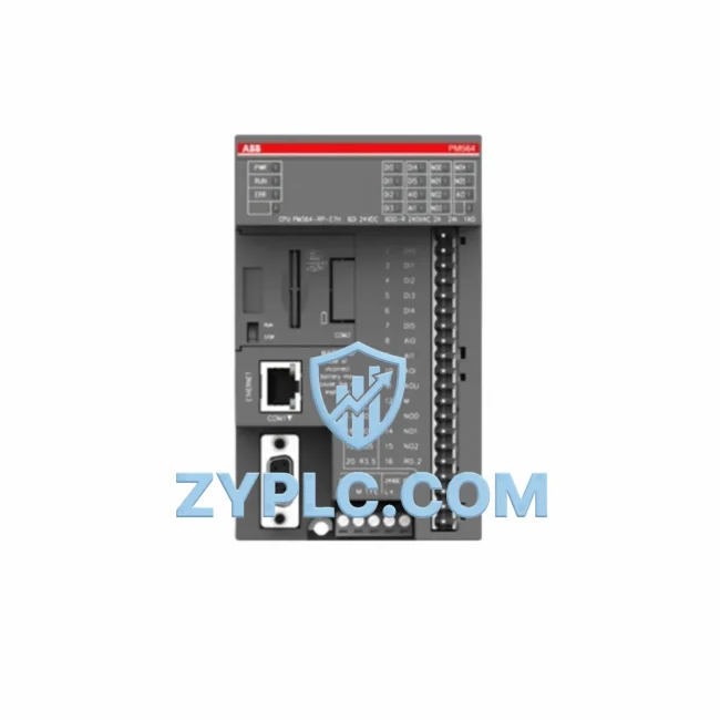ABB PM564-RP-ETH 1SAP121100R0071 System-Ready CPU for AC500 Architecture