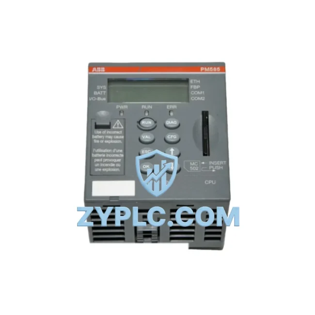 ABB PM585-ETA Energy-Saving PLC CPU for AC500 Automation