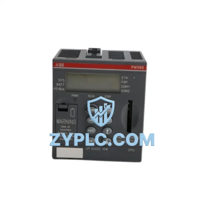ABB PM592-ETH 1SAP150200R0271 Energy-Saving PLC for AC500