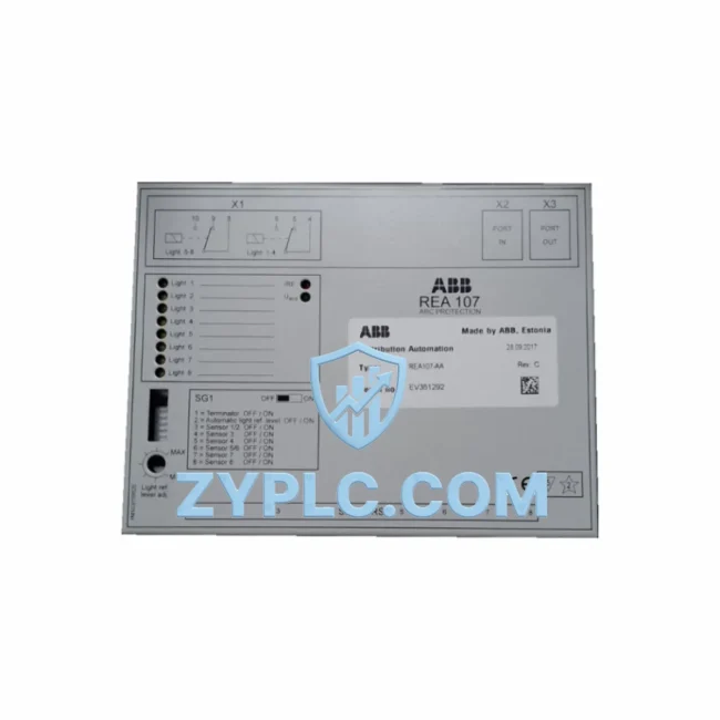 ABB REA107-AA System-Ready Arc Protection Relay for REA107 Architecture