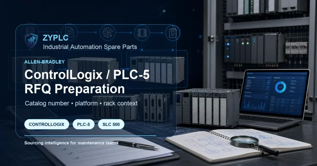 Allen-Bradley ControlLogix PLC-5 and SLC 500 RFQ preparation guide cover for ZYPLC industrial automation blog
