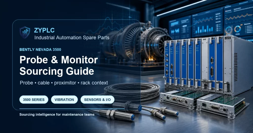 Bently Nevada 3500 Series probe monitor and rack sourcing guide cover for ZYPLC industrial automation blog