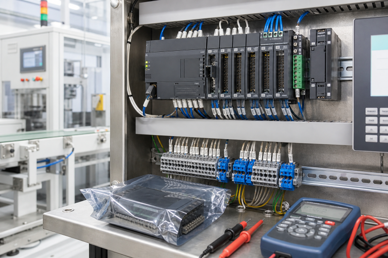 Omron Compact PLC Spares: I/O Evidence Before Machine Recovery