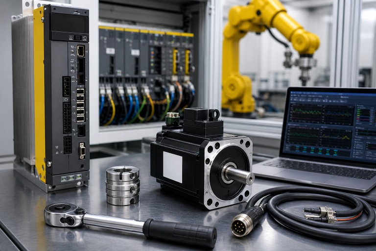 Servo Axis Spares: Motor and Feedback Evidence Before a Robot Cell Recovery