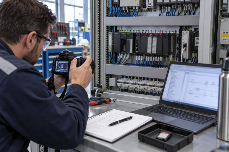 Omron CJ1M-CPU13 Replacement: Check Capacity and Project Data